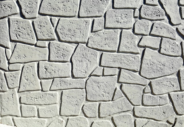 Simulated Stone Fence